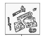 5370133180 - Body: Apron Assembly for Lexus: ES300h, ES350 Image