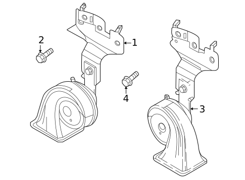 Horn for 2022 Mazda MX-30 EV #0