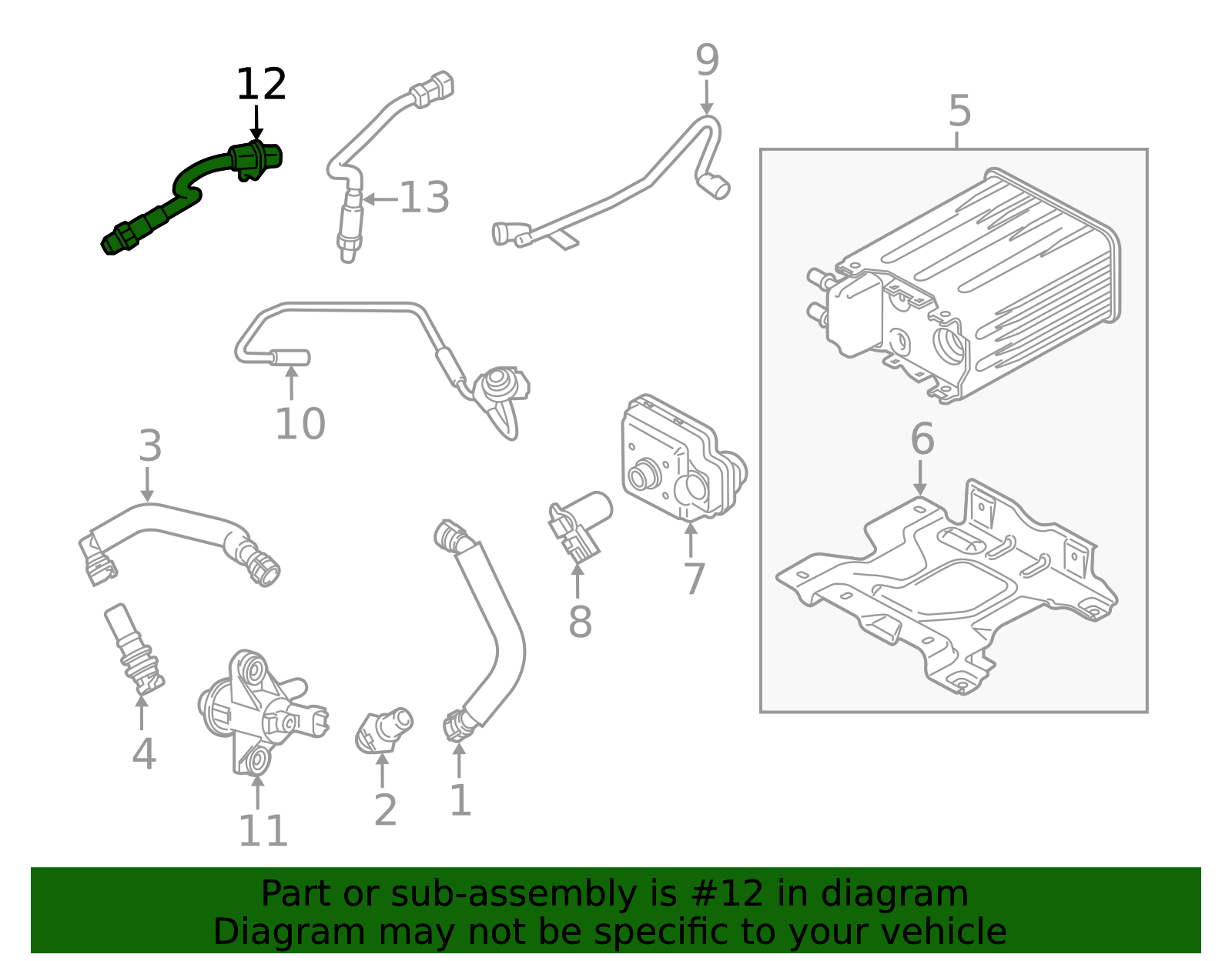 2018-2025 Ford Oxygen Sensor K2GZ-9F472-A | OEM Parts Online