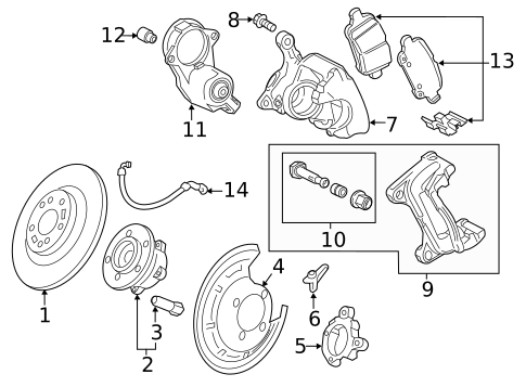 Anti-Lock Brakes for 2019 Chevrolet Volt #1