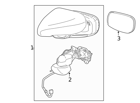 Outside Mirrors for 2008 Lexus IS250 #0