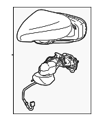 8790153070A2 - : Mirror Assembly for Lexus: IS250, IS350 Image