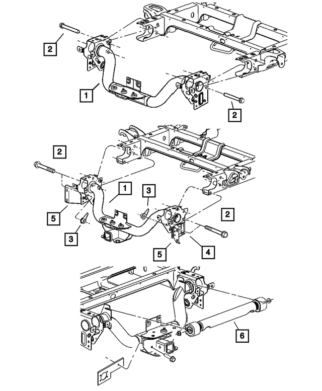 68292404AA - Frames and Bumpers: Hex Head Bolt And Washer for Mopar Image image