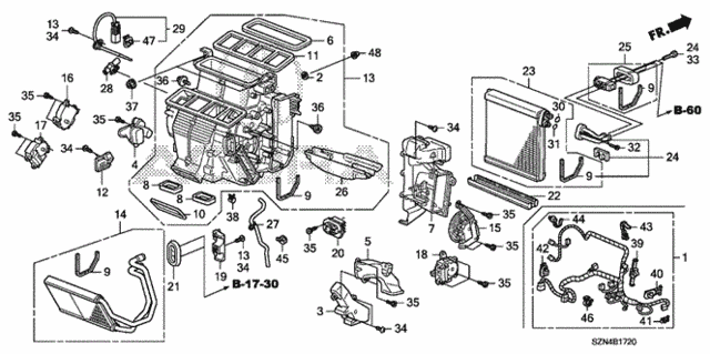 Heater Unit for 2012 Acura ZDX #0