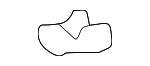 11518121 - Body: Bumper Face Bar Nut for GM Image