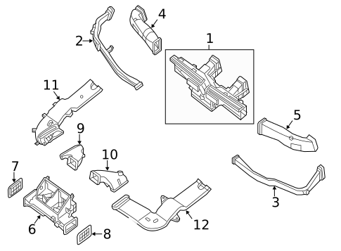 Ducts for 2007 Nissan Frontier #0