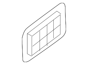 278419CH0A - : Windshield Defroster Nozzle for Nissan: Frontier, Pathfinder, Xterra Image