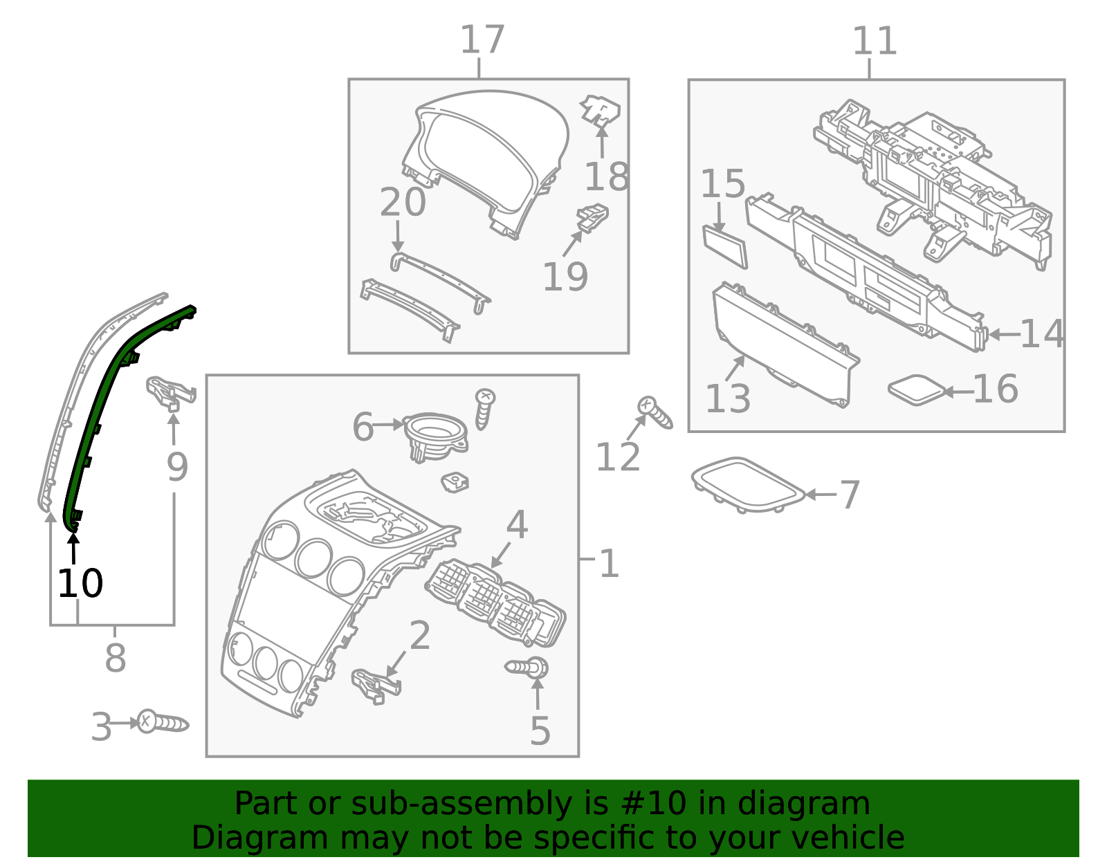 EH64-55-254 - High-Quality Insert for 2010-2012 Mazda CX-7 | AutoNation ...