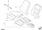 52109155978 - : Cover Thigh Support for BMW Image