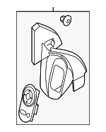 8475085Z01 - Body: Cover Assembly for Suzuki Image