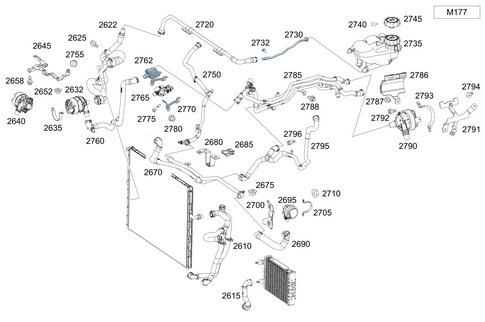 Air Pump, Water Pump and Detachable Body Components for 2026 Mercedes-Benz GLE63 AMG S #0
