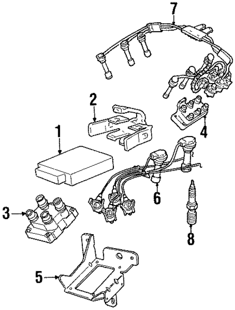 Ignition System for 2002 Mercury Cougar #0