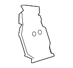 6171221040 - : 2011-2016 Scion tC - Reinforced Plate for Scion: tC Image