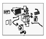 8705050154 - HVAC: AC &amp; Heater Assembly for Lexus: LS460 Image