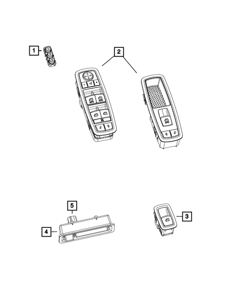 Switches for 2014 Jeep Cherokee #2
