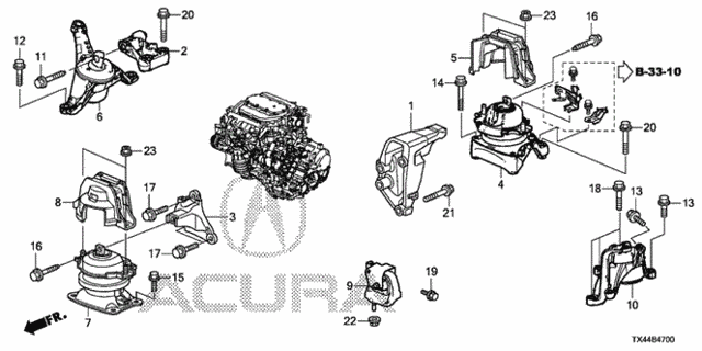 Engine Mounts for 2016 Acura RDX #0