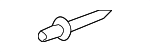 9026906017 - Body: Fuel Door Rivet for Toyota Image
