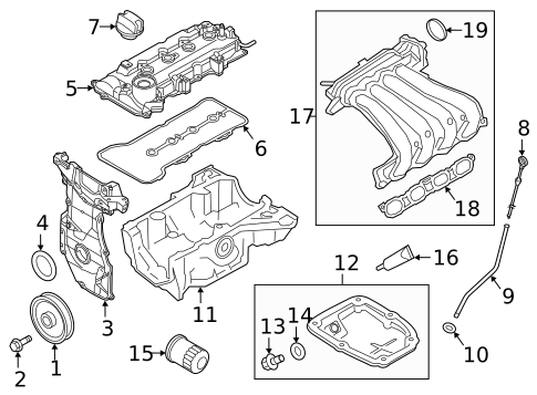 Engine Parts for 1992 Nissan Pathfinder #1
