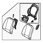 88400TD650MLJ - : Seat Back Assembly for Hyundai Image