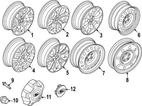 Wheels & Trim for 2023 Ford Maverick #0