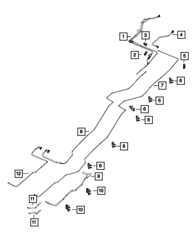 5146783AB - Fuel: Tube Clip for Mopar Image image