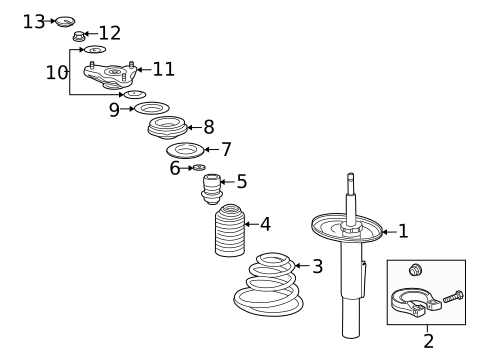 Struts & Components for 2006 Porsche Boxster #0