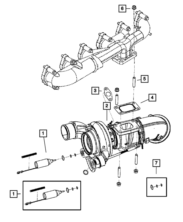 R5143256AA - Fuel: Turbocharger for Mopar Image