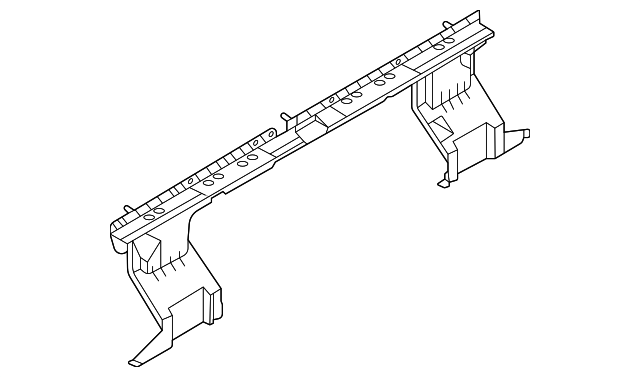 nz6z17754c - Ford Bumper Cover Support Rail | Levittown Ford Parts