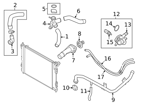 Hoses & Lines for 2022 Kia Niro #0