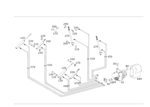 Folding Top Hydraulic System for 2017 Mercedes-Benz E550 #0