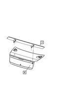 1BU14HWLAC - Body Sheet Metal Except Doors: Rear Air Dam Spoiler for Mopar Image image