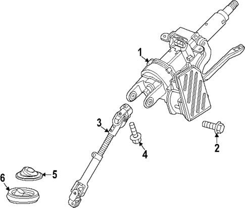 Steering Column Assembly for 2024 Buick Envista #0