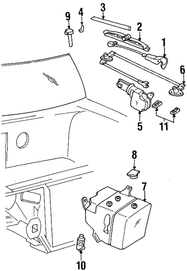10283602 - Wiper &amp; Washer: Wiper Blade for GM Image