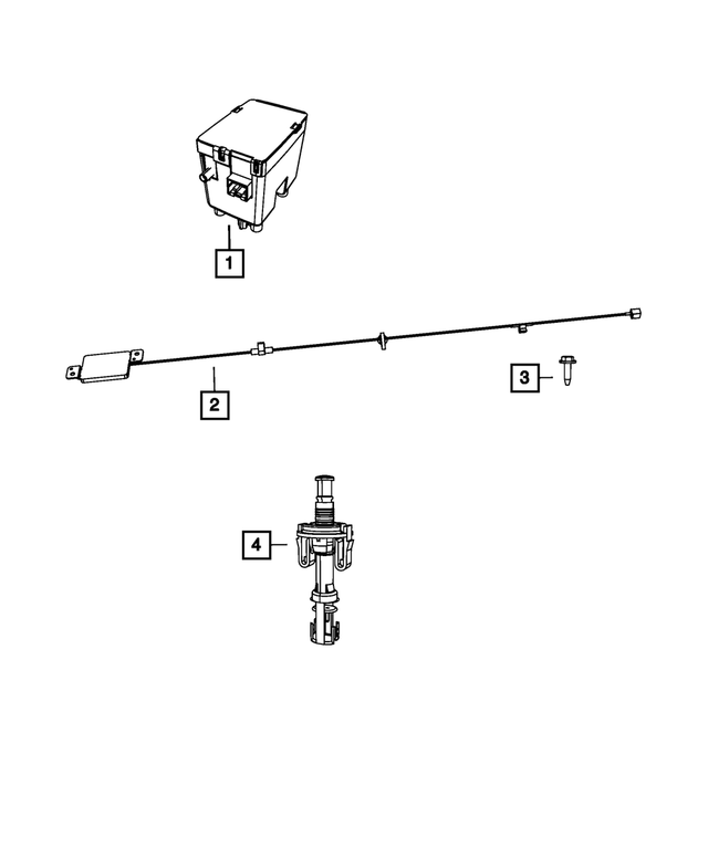 68105734AA - Electrical: Wireless Ignition Node Receiver for Mopar Image image