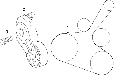 Belts & Pulleys for 2025 Lexus RX350 #0