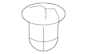 MR478263 - Body: Lift-Gate Trim Scuff Plate Grommet for Mitsubishi: Eclipse, Eclipse Cross, Endeavor, Outlander PHEV, Outlander Sport Image