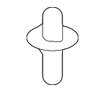 MB253964 - Body: Front Trim Retainer for Mitsubishi: 3000GT, Diamante, Eclipse, Endeavor, Expo, Expo LRV, Galant, Lancer, Mirage, Montero, Outlander, Outlander PHEV, Outlander Sport Image