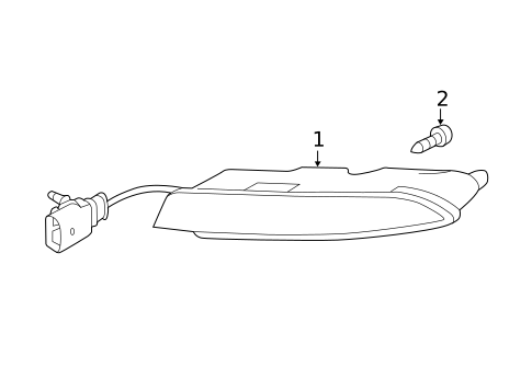 Daytime Running Lamp Components for 2012 Volkswagen Golf R #0