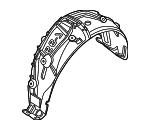 51719629087 - Body: Quarter Panel Splash Shield for Mini Image