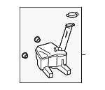 8531552190 - Body: Washer Reservoir for Toyota: Yaris Image