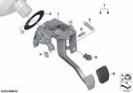 34336857618 - Pedals: Seal, Brake Booster for BMW Image