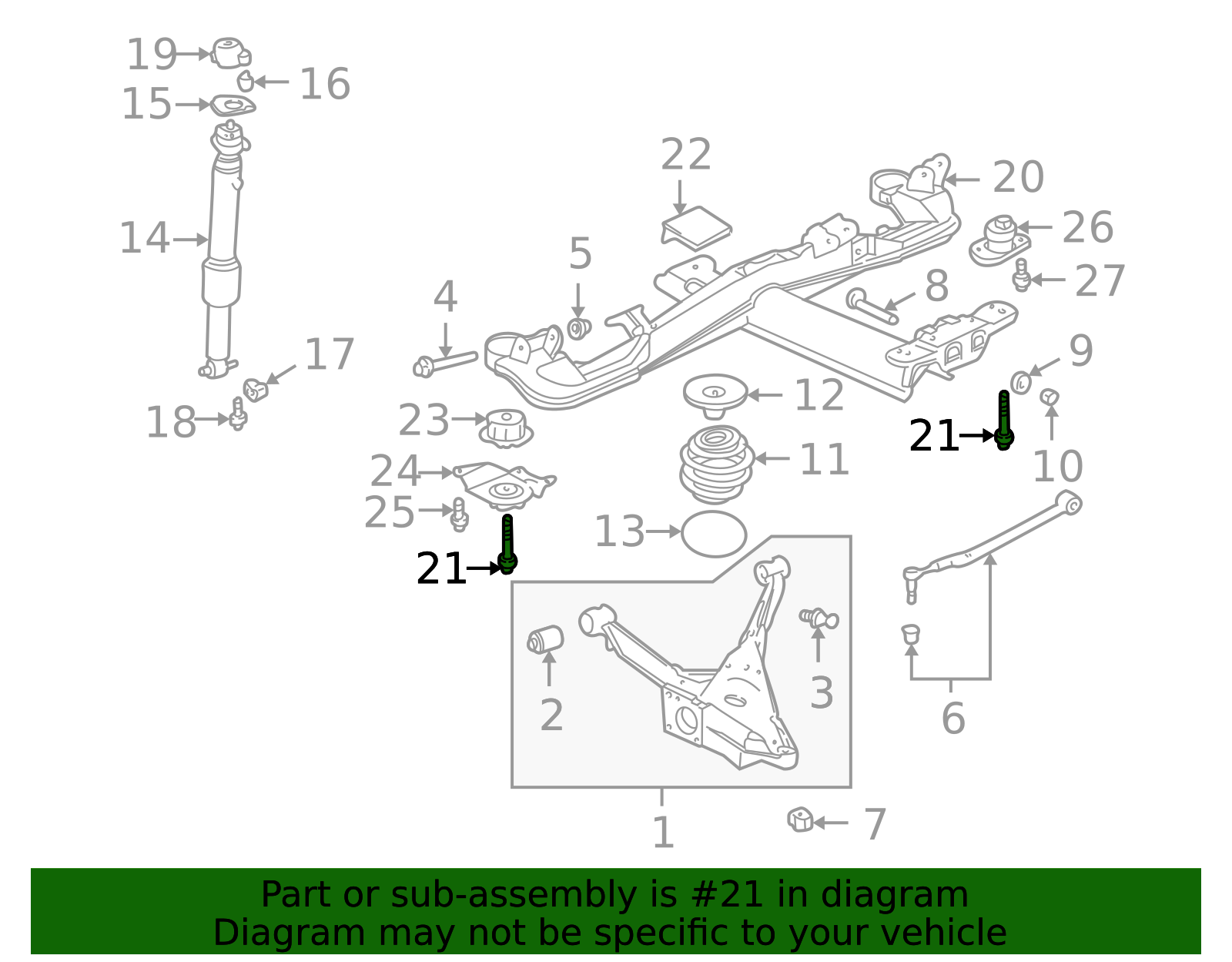 1995-2011 GM M14x2x105 Multi-Purpose Bolt 11588419 | OEM Parts Online
