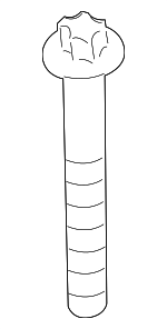 90038527801 - Electrical: Front Support Upper Bolt for Porsche: 911 Image