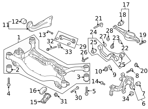 Rear Suspension for 2015 Volkswagen Golf #44