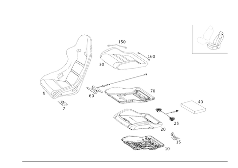 Left Seat for 2014 Mercedes-Benz C350 #0