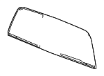 68104848AM - Body: Back Glass for Ram: 1500, 1500 Classic, 2500, 3500 Image
