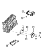 68038822AA - Electrical: Engine Control Module Bracket for Mopar Image