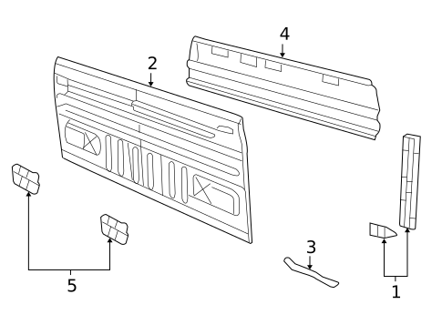 Back Panel for 2007 Lincoln Mark LT #0