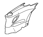 9486714 - Body: Quarter Trim Panel for Volvo: C70 Image