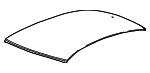 84762995 - Body: Roof Panel for Cadillac: CT5 Image